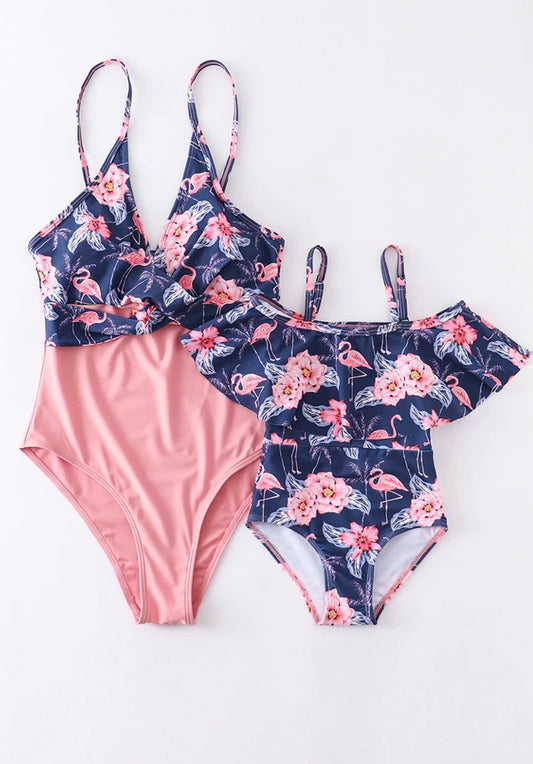 Flamingo Swimsuit - One Piece